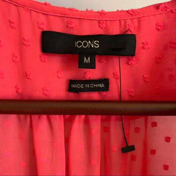 ICONS Objects of Devotion Cha Cha Wrap Dress Medium Pink NEW - Picture 6 of 7